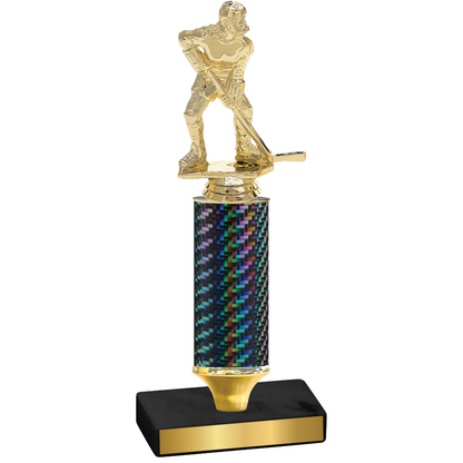 Value Black Carbon Fiber Hockey Trophy