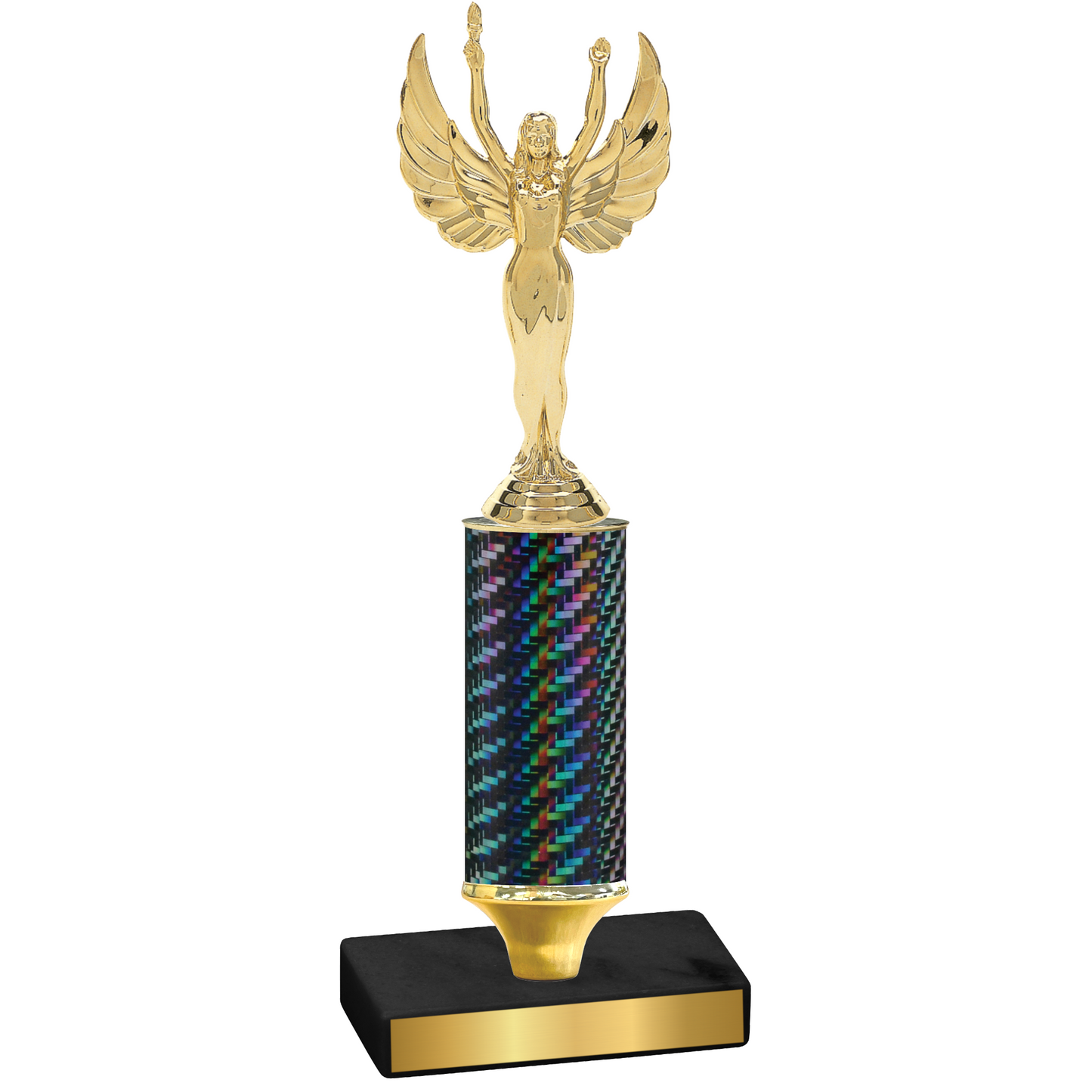 Value Black Carbon Fiber Victory Trophy