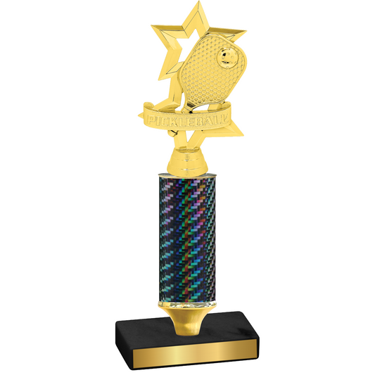 Value Black Carbon Fiber Pickleball Trophy