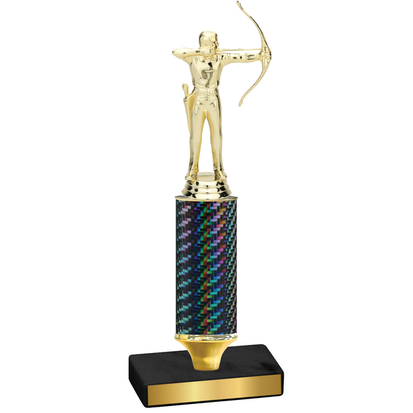 Value Black Carbon Fiber Archery Trophy
