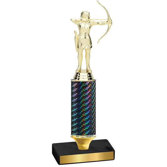 Value Black Carbon Fiber Archery Trophy