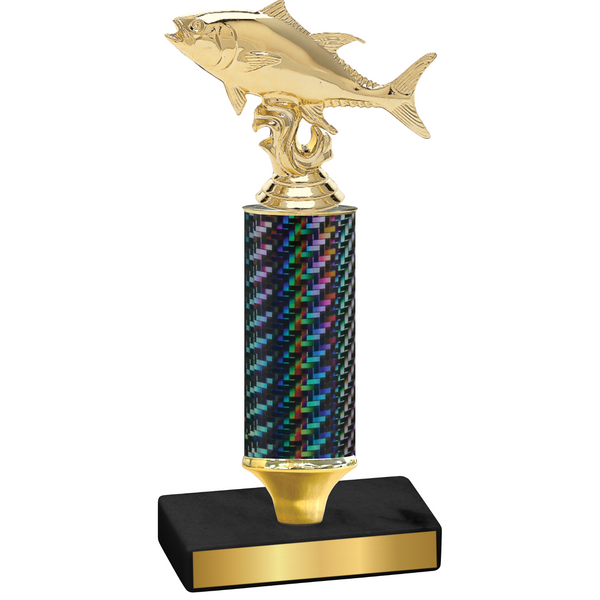 Value Black Carbon Fiber Fishing Trophy