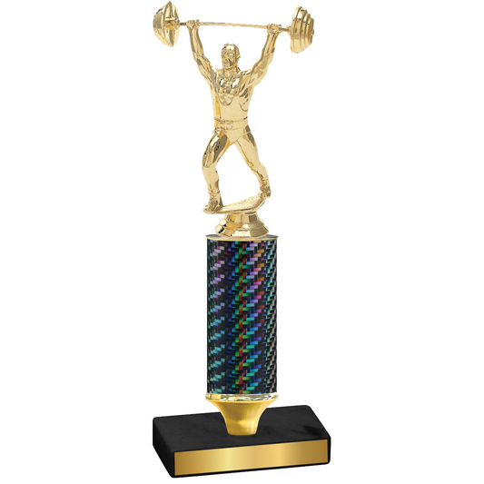 Value Black Carbon Fiber Weights Trophy