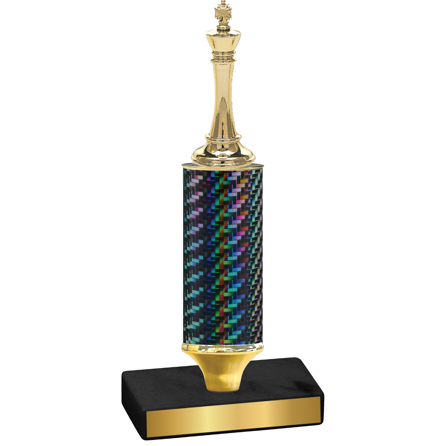 Value Black Carbon Fiber Chess Trophy