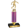 Value Pink Carbon Fiber Soccer Trophy