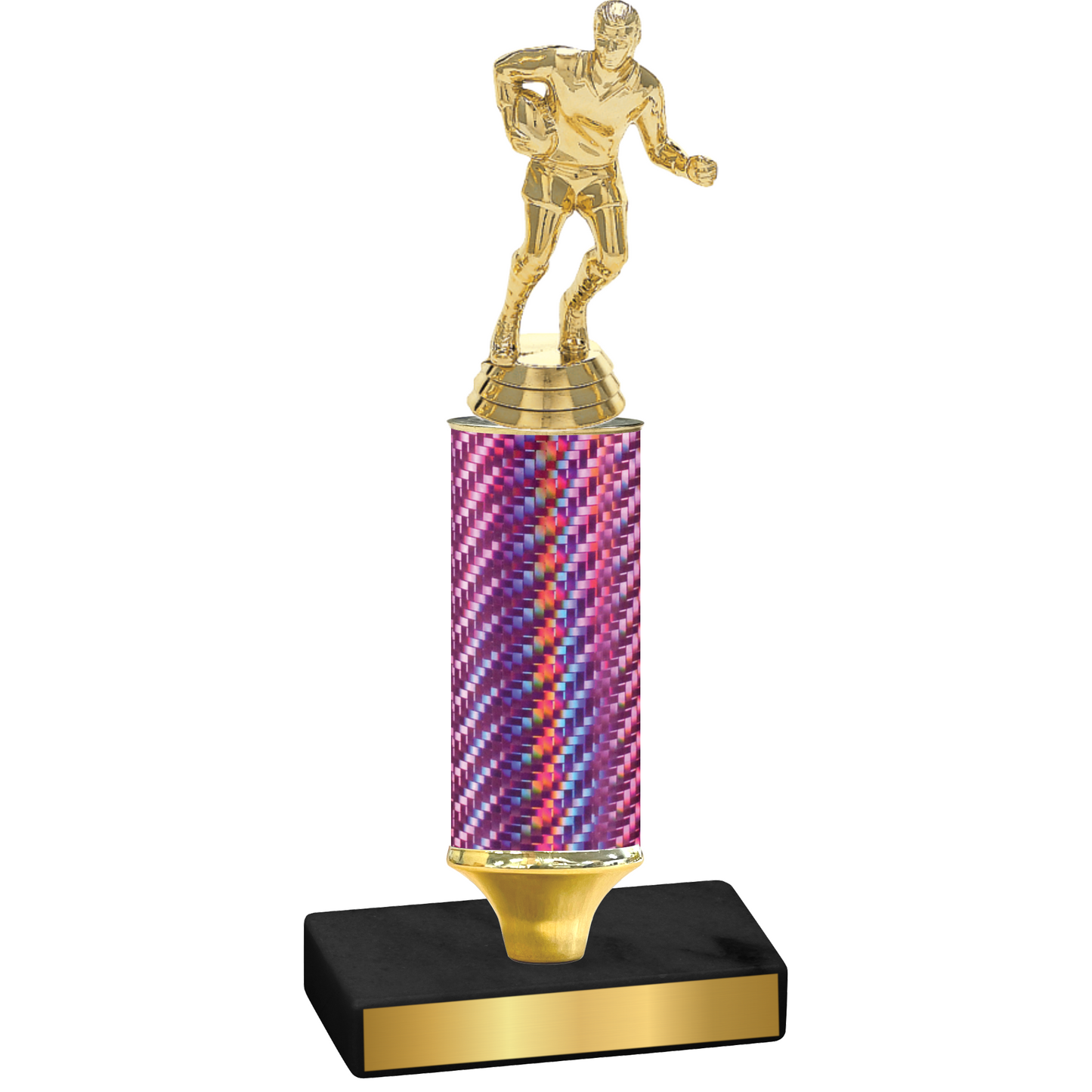 Value Pink Carbon Fiber Rugby Trophy