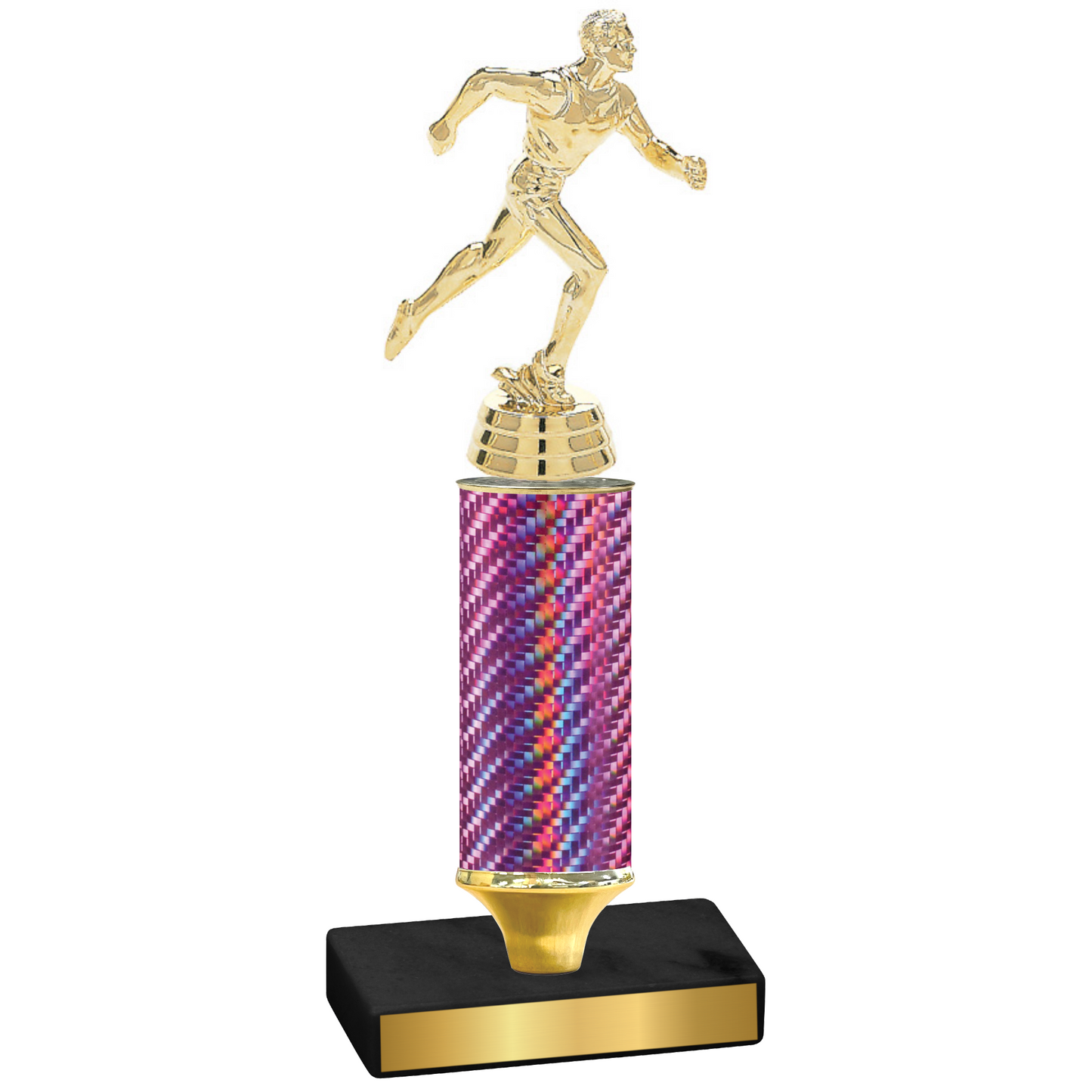 Value Pink Carbon Fiber Running Trophy