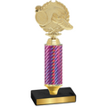 Value Pink Carbon Fiber Running Trophy