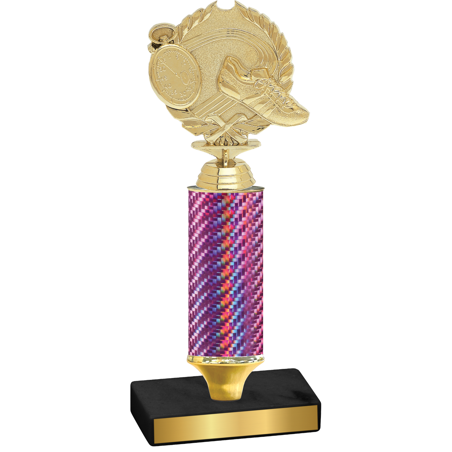 Value Pink Carbon Fiber Running Trophy