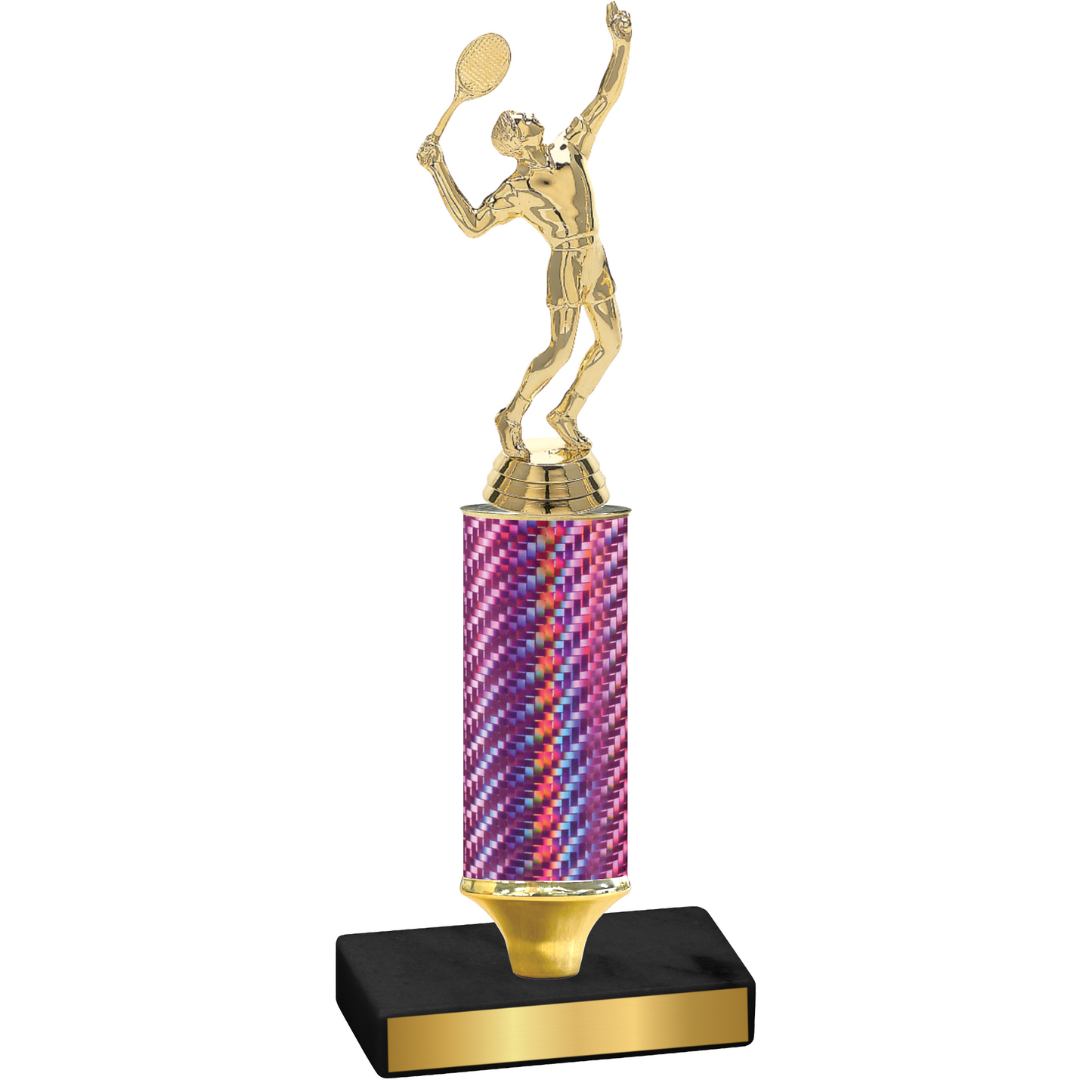 Value Pink Carbon Fiber Tennis Trophy