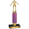 Value Pink Carbon Fiber Wrestling Trophy