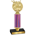 Value Pink Carbon Fiber Bowling Trophy