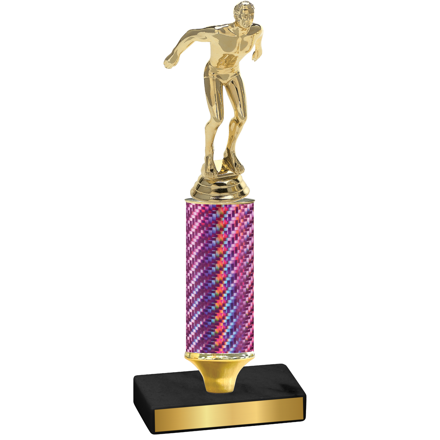 Value Pink Carbon Fiber Swimming Trophy