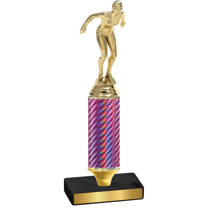 Value Pink Carbon Fiber Tennis Trophy