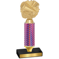 Value Pink Carbon Fiber Cheerleading Trophy