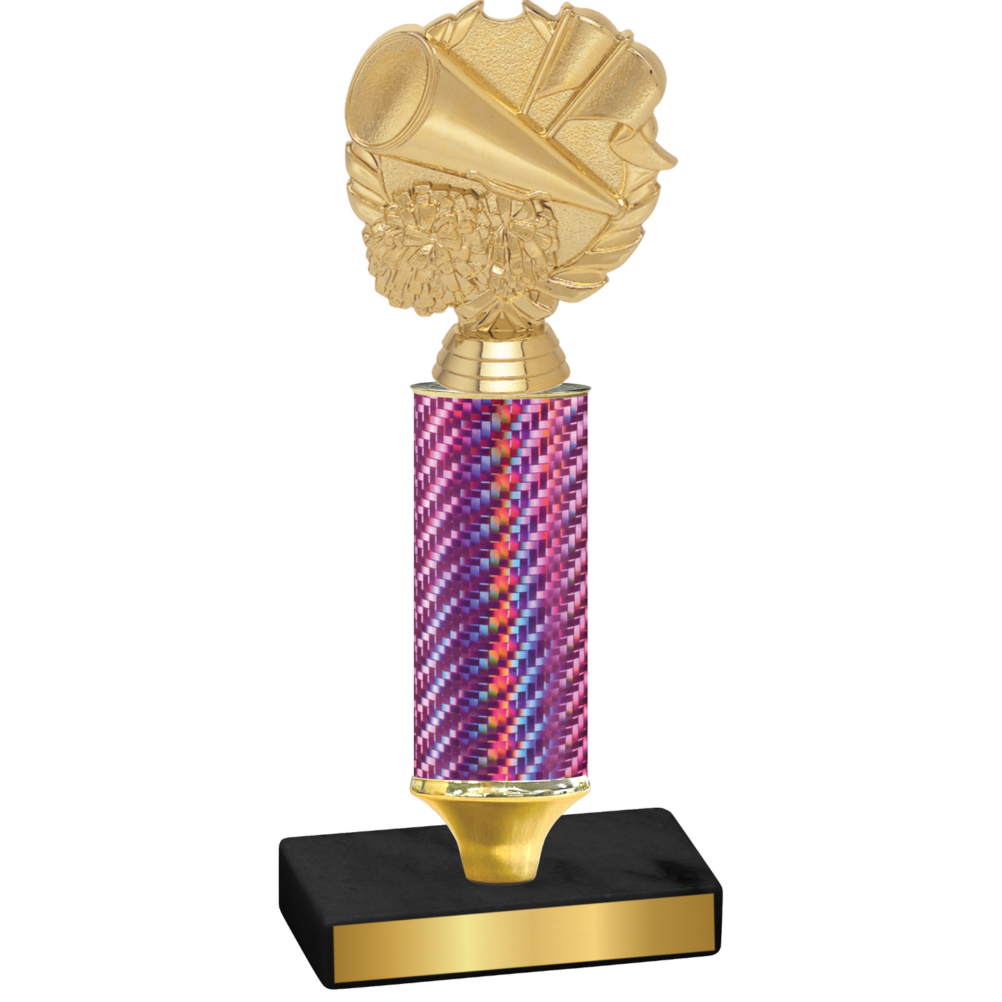 Value Pink Carbon Fiber Cheerleading Trophy