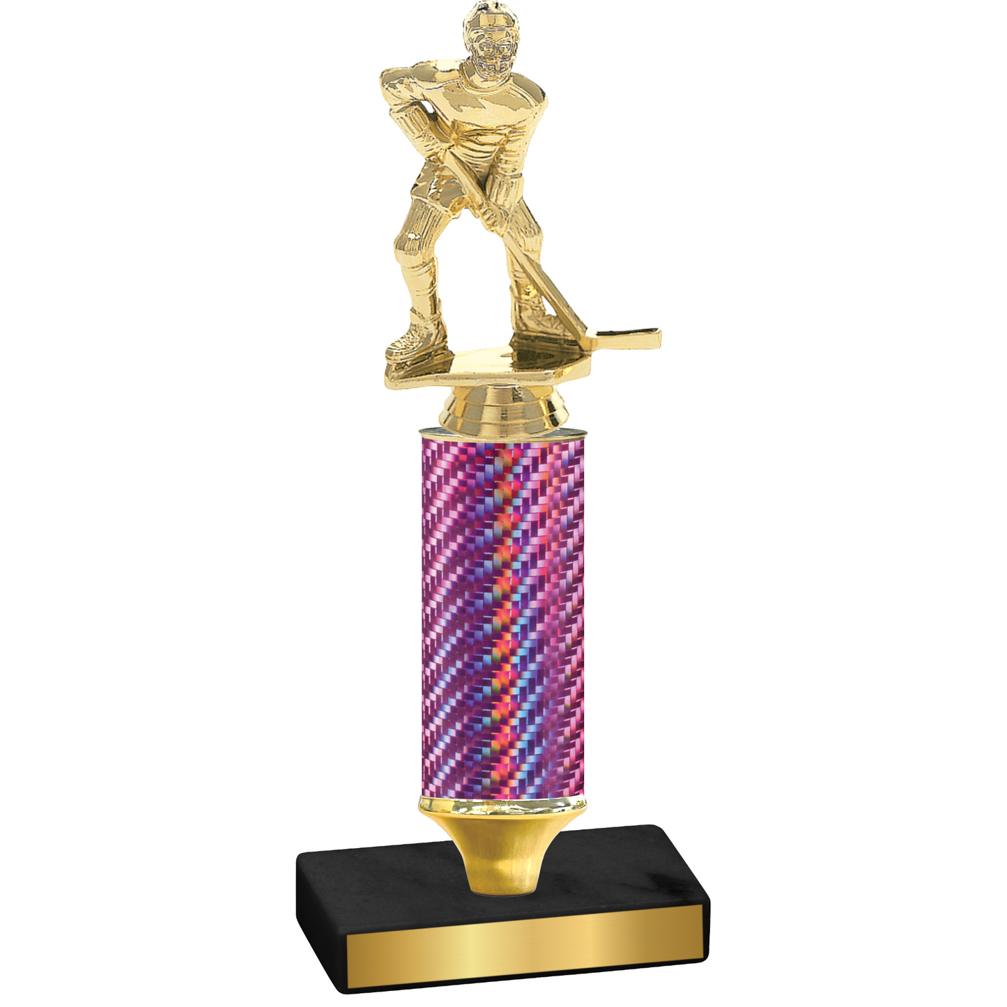 Value Pink Carbon Fiber Hockey Trophy