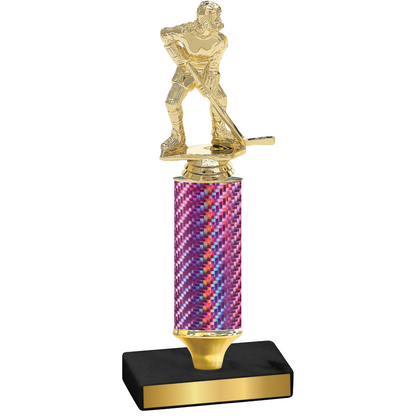 Value Pink Carbon Fiber Hockey Trophy