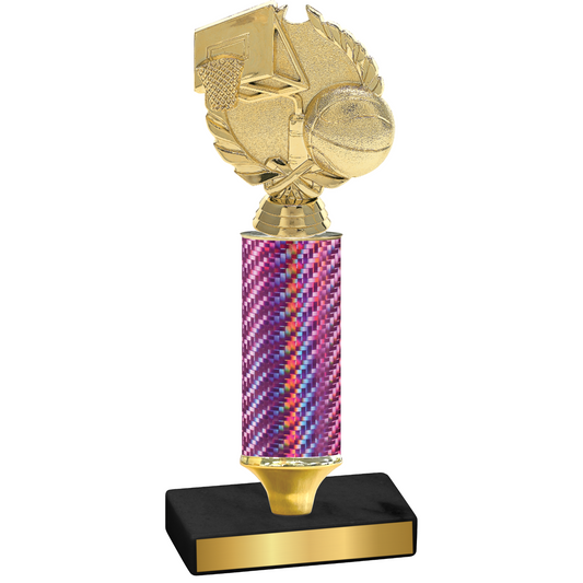 Value Pink Carbon Fiber Basketball Trophy