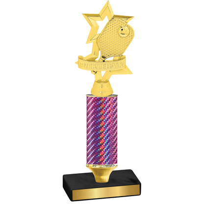 Value Pink Carbon Fiber Pickleball Trophy