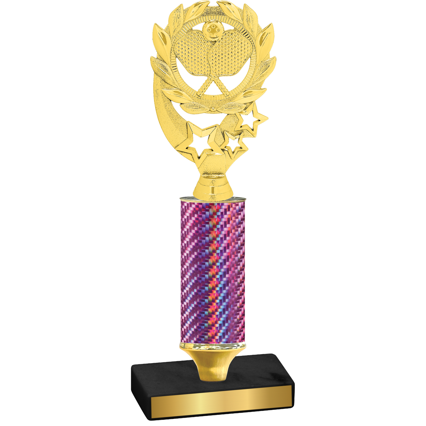 Value Pink Carbon Fiber Pickleball Trophy