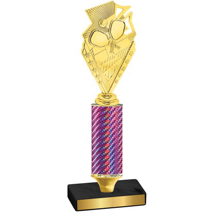 Value Pink Carbon Fiber Pickleball Trophy