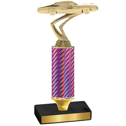 Value Pink Carbon Fiber Cars Trophy