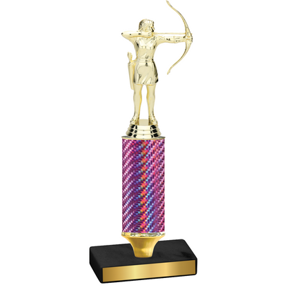 Value Pink Carbon Fiber Archery Trophy