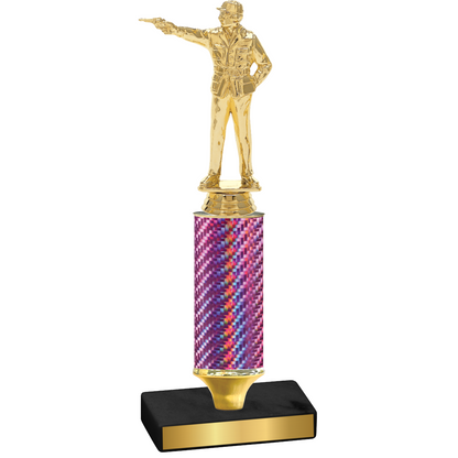 Value Pink Carbon Fiber Shooter Trophy