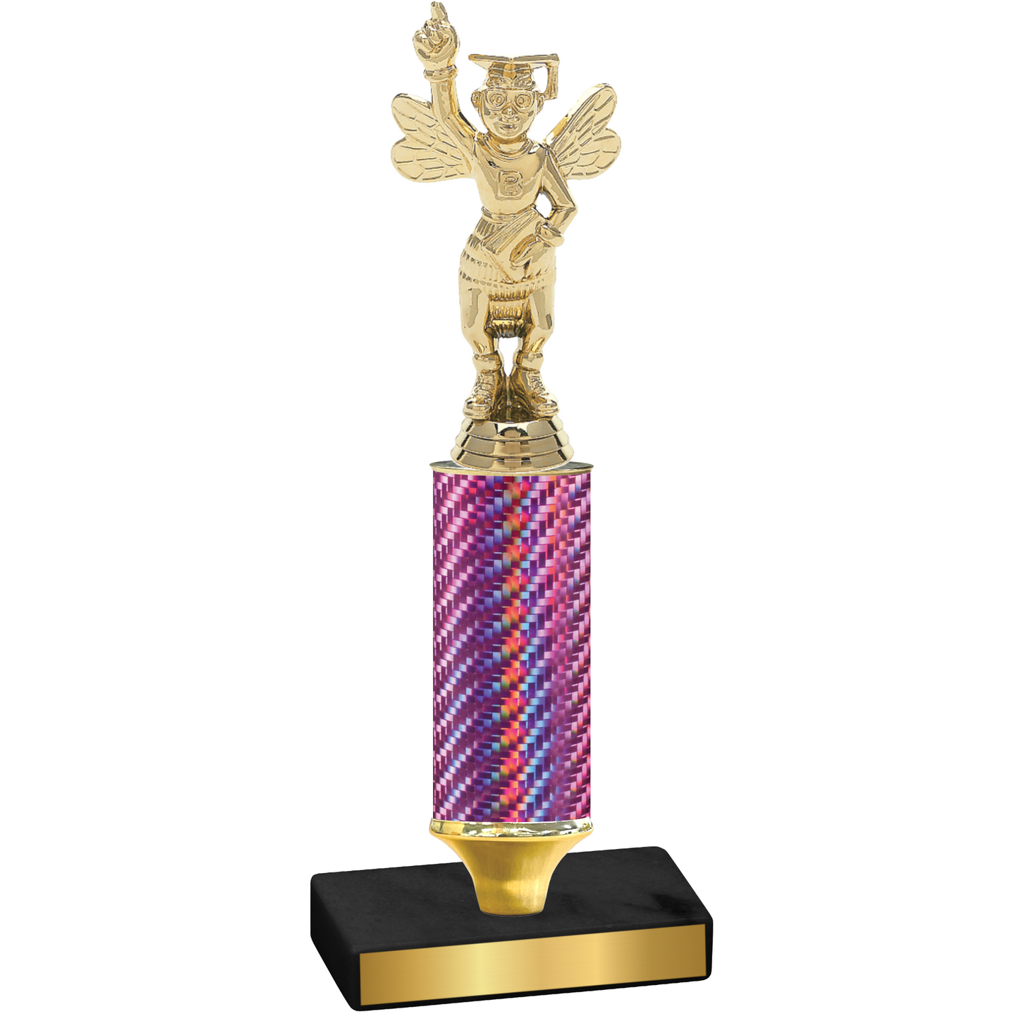 Value Pink Carbon Fiber Academics Trophy