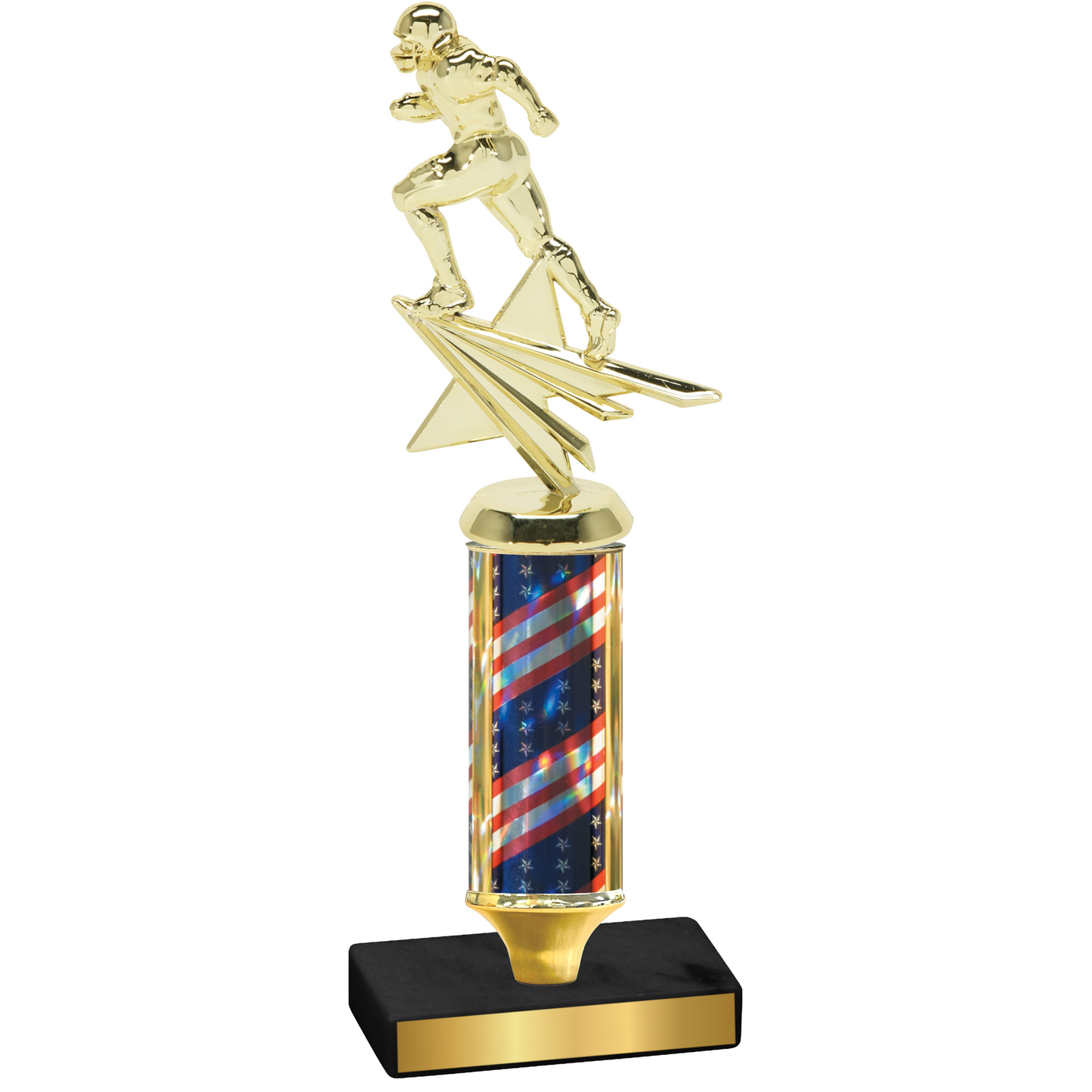 Value Flag USA Football Trophy