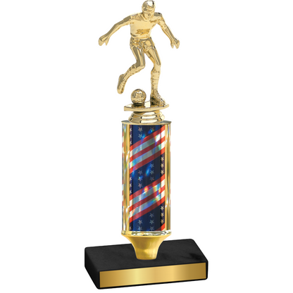 Value Flag USA Soccer Trophy