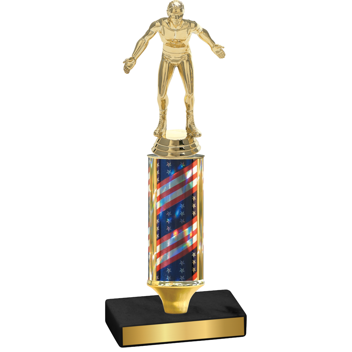 Value Flag USA Wrestling Trophy