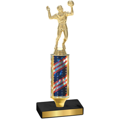 Value Flag USA Volleyball Trophy