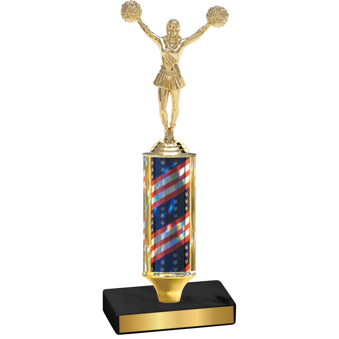 Value Flag USA Cheerleading Trophy