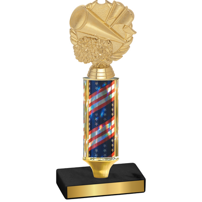 Value Flag USA Cheerleading Trophy