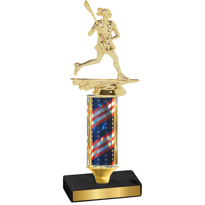 Value Flag USA Lacrosse Trophy