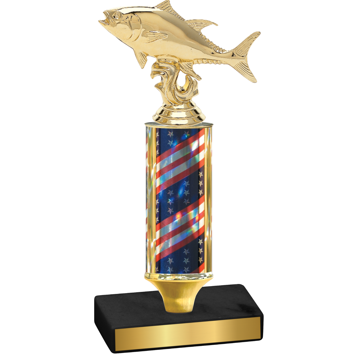 Value Flag USA Fishing Trophy