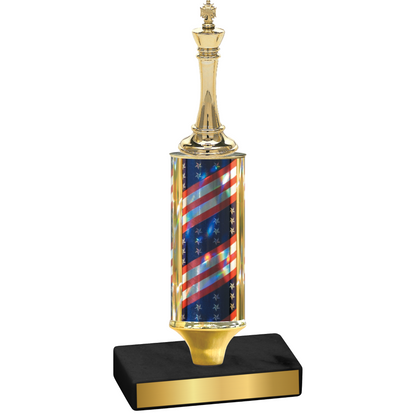 Value Flag USA Chess Trophy