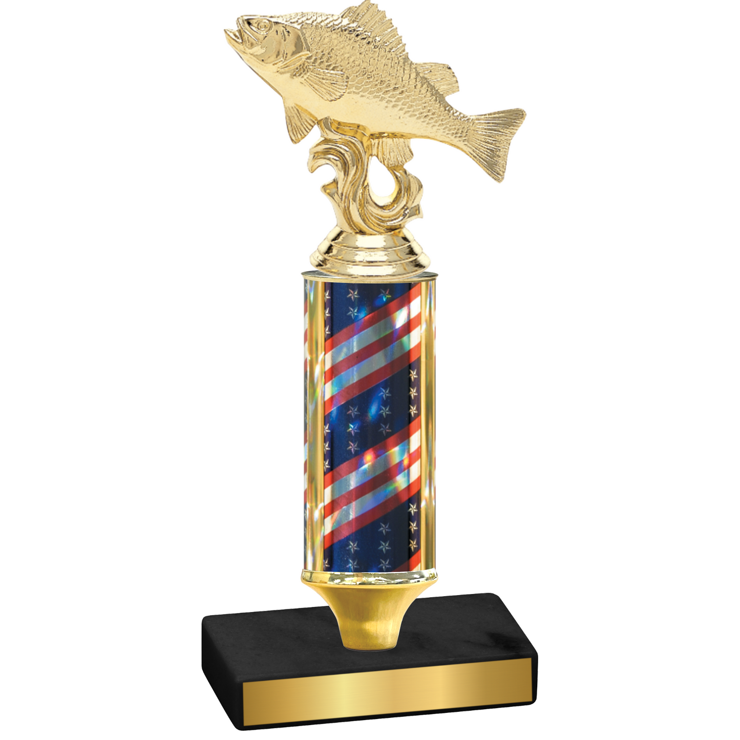 Value Flag USA Fishing Trophy