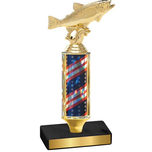 Value Flag USA Fishing Trophy