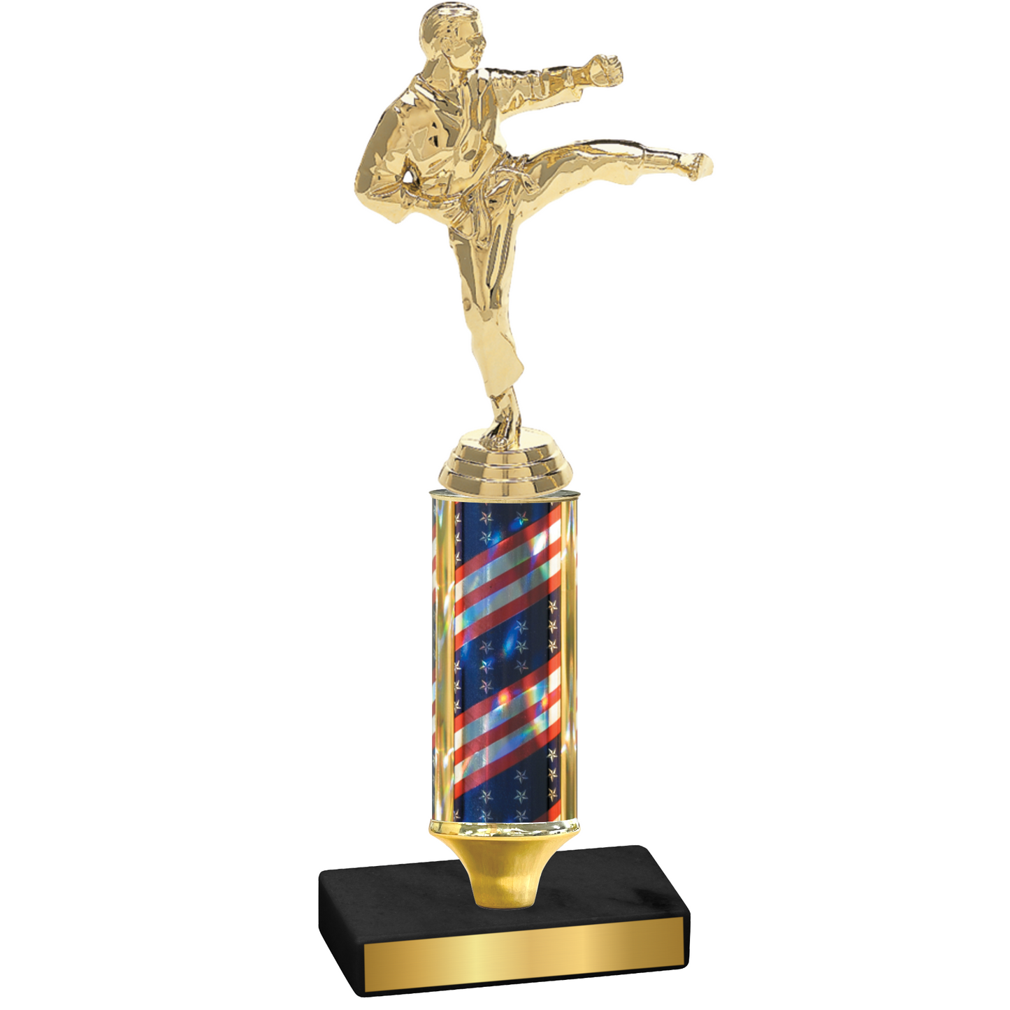 Value Flag USA Karate Trophy