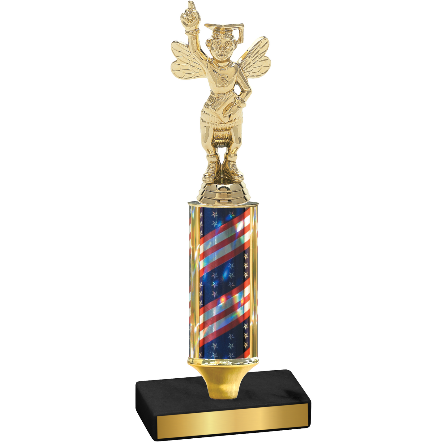 Value Flag USA Academics Trophy