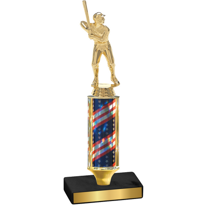 Value Flag USA Baseball Trophy