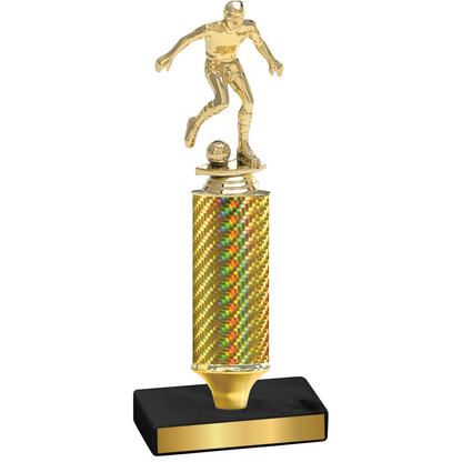 Value Gold Carbon Fiber Soccer Trophy