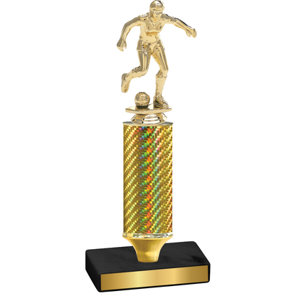 Value Gold Carbon Fiber Soccer Trophy