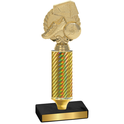 Value Gold Carbon Fiber Soccer Trophy