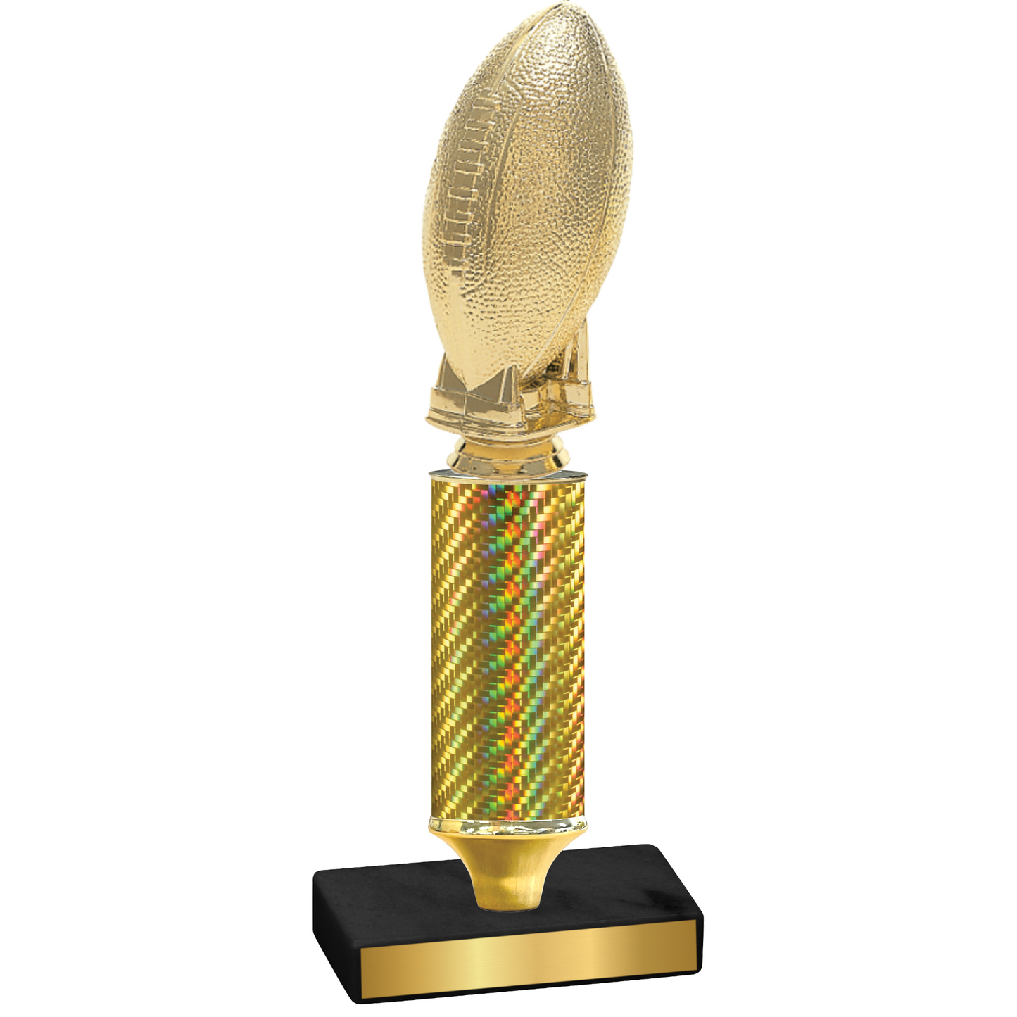 Value Gold Carbon Fiber Football Trophy