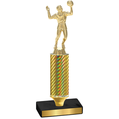 Value Gold Carbon Fiber Volleyball Trophy