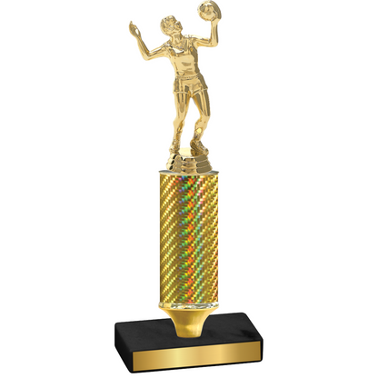 Value Gold Carbon Fiber Volleyball Trophy